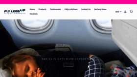 What Flylegsup.com website looked like in 2020 (4 years ago)