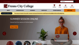 What Fresnocitycollege.edu website looked like in 2020 (4 years ago)