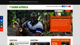 What Farmafrica.org website looked like in 2020 (4 years ago)