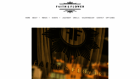 What Faithandflowerla.com website looked like in 2020 (4 years ago)