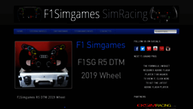 What F1simgames.com website looked like in 2020 (3 years ago)