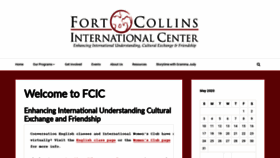 What Fortcollinsinternationalcenter.org website looked like in 2020 (4 years ago)