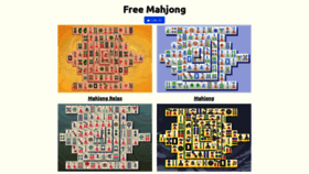What Freemahjong.com website looked like in 2020 (3 years ago)