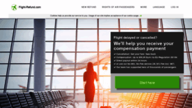What Flight-refund.com website looked like in 2020 (3 years ago)