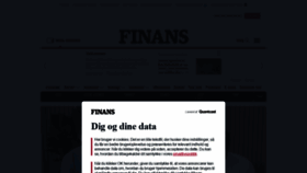 What Finans.dk website looked like in 2020 (4 years ago)