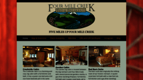 What Fourmilecreek.com website looked like in 2020 (3 years ago)