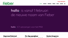 What Fieber.nl website looked like in 2020 (3 years ago)