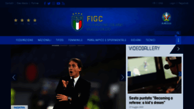 What Figc.it website looked like in 2020 (6 years ago)