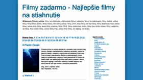 What Filmy-zadarmo.eu website looked like in 2020 (4 years ago)