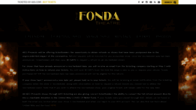 What Fondatheatre.com website looked like in 2020 (3 years ago)