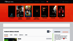 What Filmux.org website looked like in 2020 (4 years ago)