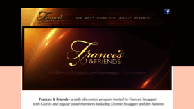 What Francesandfriends.com website looked like in 2020 (3 years ago)