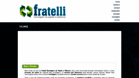 What Fratellireciclagem.com.br website looked like in 2020 (3 years ago)