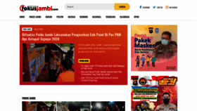 What Fokusjambi.com website looked like in 2020 (4 years ago)