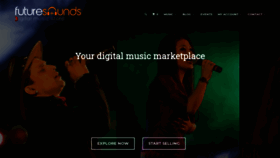 What Futuresounds.in website looked like in 2020 (3 years ago)