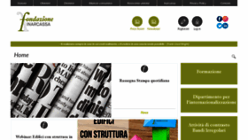 What Fondazionearching.it website looked like in 2020 (4 years ago)