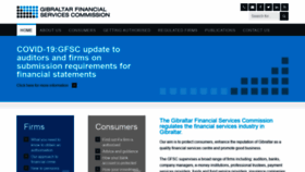 What Fsc.gi website looked like in 2020 (3 years ago)