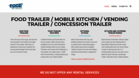 What Foodtrailers.co.za website looked like in 2020 (3 years ago)