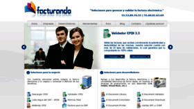 What Facturando.mx website looked like in 2020 (3 years ago)