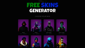 What Freefortskins.com website looked like in 2020 (4 years ago)