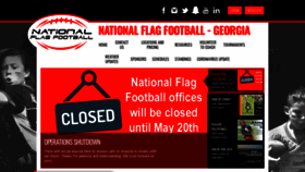 What Falconsflagfootball.com website looked like in 2020 (3 years ago)
