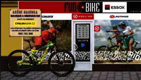 What Funbike.cz website looked like in 2020 (3 years ago)