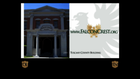 What Falconcrest.org website looked like in 2020 (5 years ago)