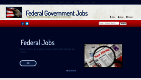 What Federaljobs.net website looked like in 2020 (3 years ago)