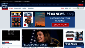 What Foxnews.com website looked like in 2020 (3 years ago)