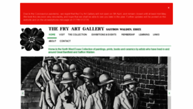 What Fryartgallery.org website looked like in 2020 (4 years ago)