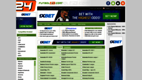 What Futbol24.com website looked like in 2020 (3 years ago)