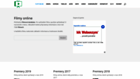What Filmy-shlednuti-online.cz website looked like in 2020 (3 years ago)
