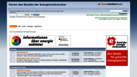 What Forum.energienetz.de website looked like in 2020 (3 years ago)