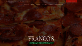 What Francositaliantogo.com website looked like in 2020 (3 years ago)