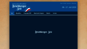 What Friedberger-zeit.de website looked like in 2020 (3 years ago)