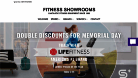 What Fitnessshowrooms.com website looked like in 2020 (4 years ago)