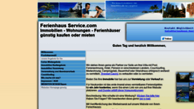 What Ferienhaus-service.com website looked like in 2020 (3 years ago)