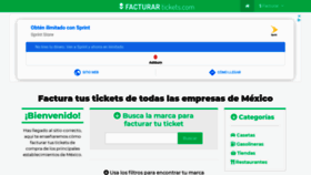 What Facturartickets.com.mx website looked like in 2020 (4 years ago)