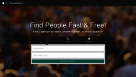 What Fastpeoplesearch.com website looked like in 2020 (3 years ago)