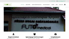 What Futomedical.hu website looked like in 2020 (3 years ago)