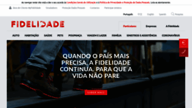 What Fidelidade.pt website looked like in 2020 (3 years ago)
