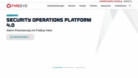 What Fireeye.de website looked like in 2020 (3 years ago)