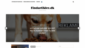 What Findartikler.dk website looked like in 2020 (3 years ago)