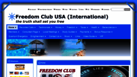 What Freedomclubusa.com website looked like in 2020 (3 years ago)