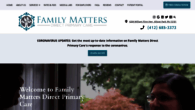 What Familymattersdpc.com website looked like in 2020 (3 years ago)