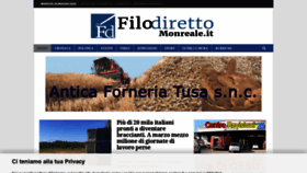What Filodirettomonreale.it website looked like in 2020 (3 years ago)