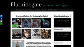 What Fluoridegate.com website looked like in 2020 (3 years ago)