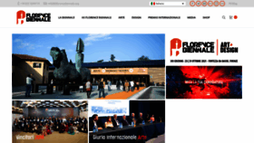 What Florencebiennale.org website looked like in 2020 (6 years ago)