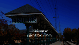 What Fishers.info website looked like in 2020 (3 years ago)
