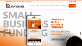 What Fundkite.com website looked like in 2020 (4 years ago)